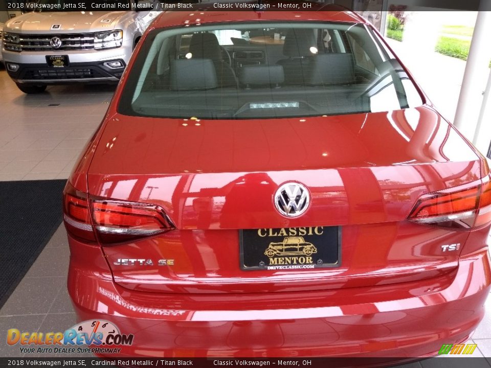 2018 Volkswagen Jetta SE Cardinal Red Metallic / Titan Black Photo #5