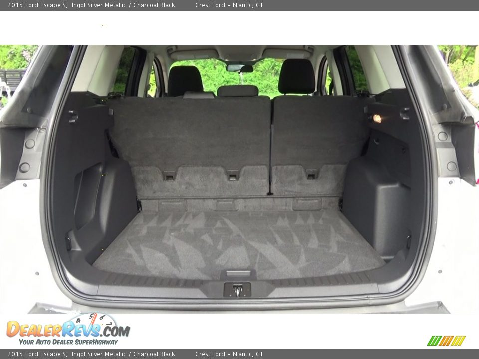 2015 Ford Escape S Ingot Silver Metallic / Charcoal Black Photo #19