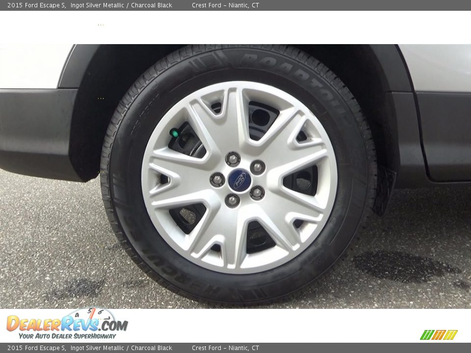 2015 Ford Escape S Ingot Silver Metallic / Charcoal Black Photo #20