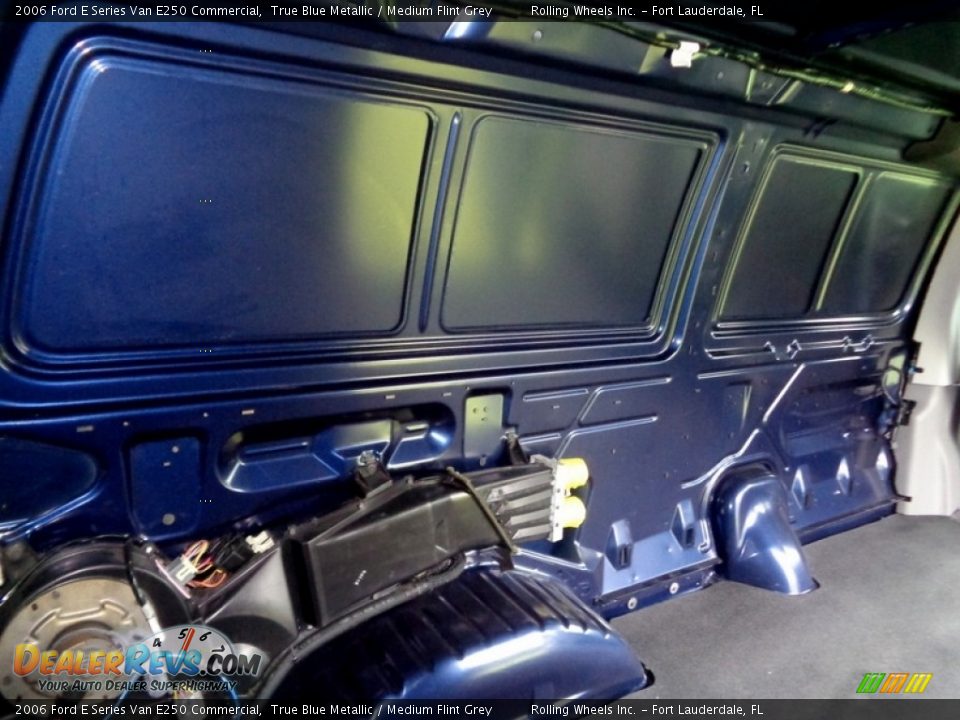 2006 Ford E Series Van E250 Commercial True Blue Metallic / Medium Flint Grey Photo #14
