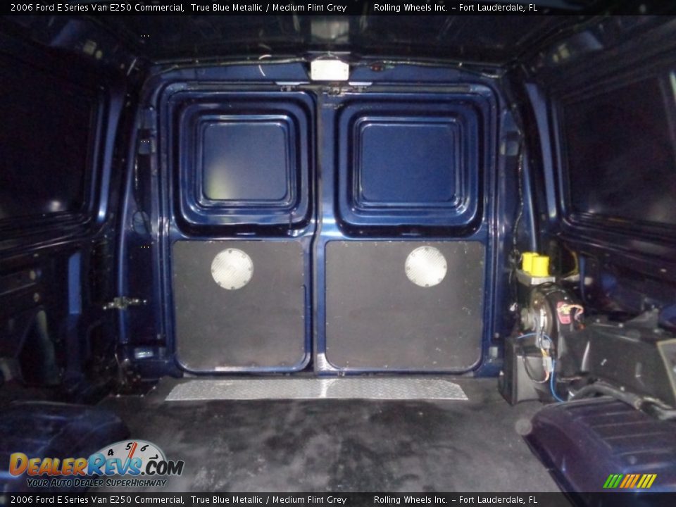 2006 Ford E Series Van E250 Commercial True Blue Metallic / Medium Flint Grey Photo #26