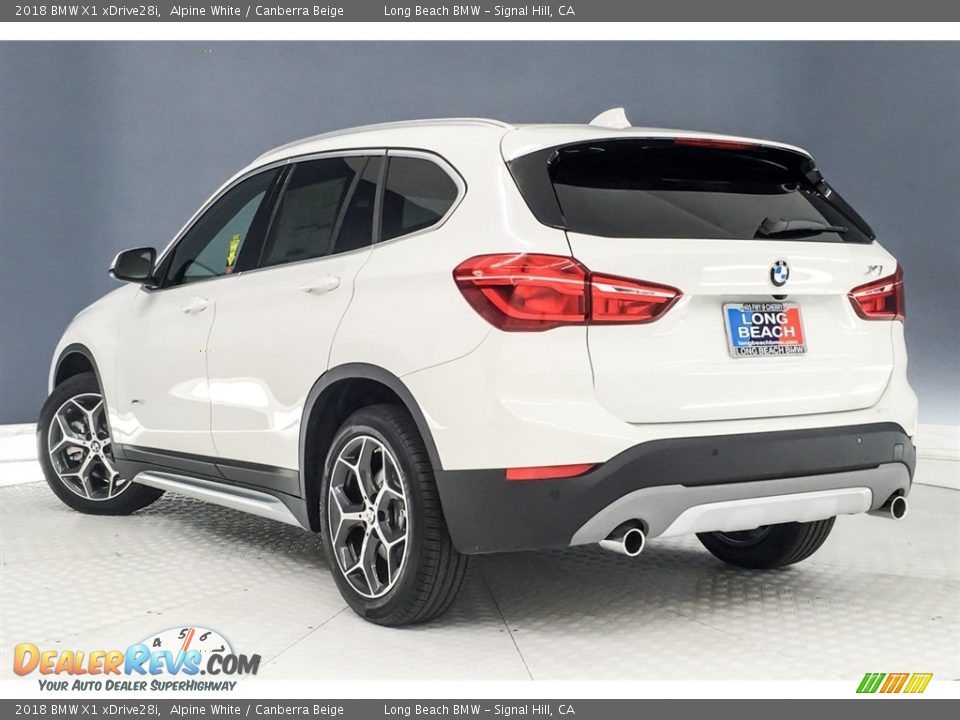 2018 BMW X1 xDrive28i Alpine White / Canberra Beige Photo #3