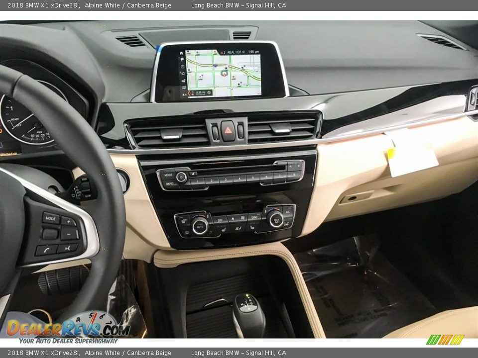 2018 BMW X1 xDrive28i Alpine White / Canberra Beige Photo #6