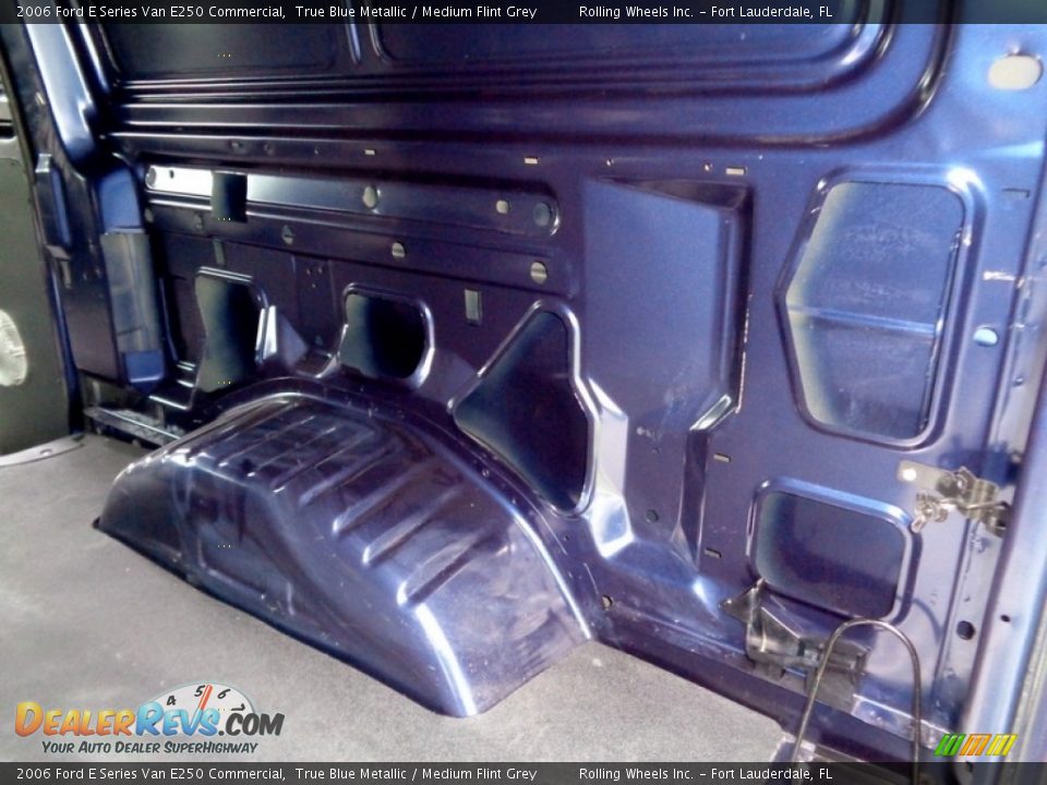 2006 Ford E Series Van E250 Commercial True Blue Metallic / Medium Flint Grey Photo #35
