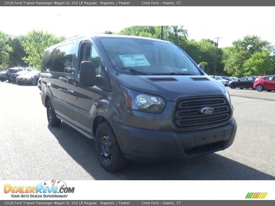 2018 Ford Transit Passenger Wagon XL 150 LR Regular Magnetic / Pewter Photo #4