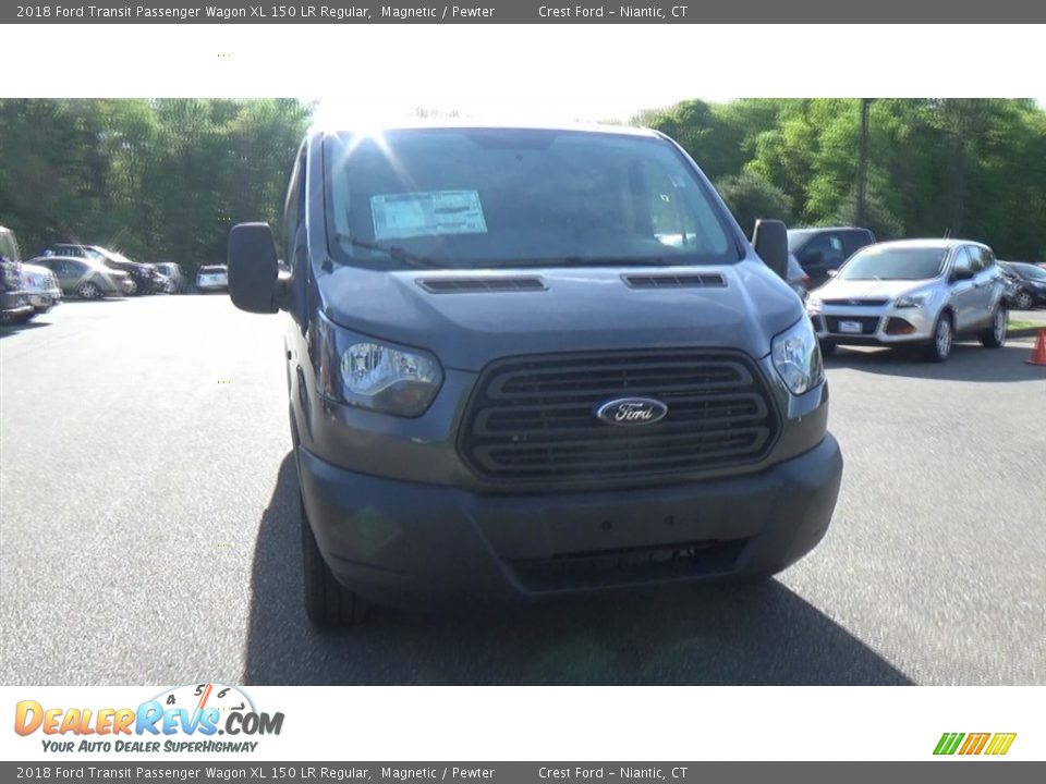 2018 Ford Transit Passenger Wagon XL 150 LR Regular Magnetic / Pewter Photo #5