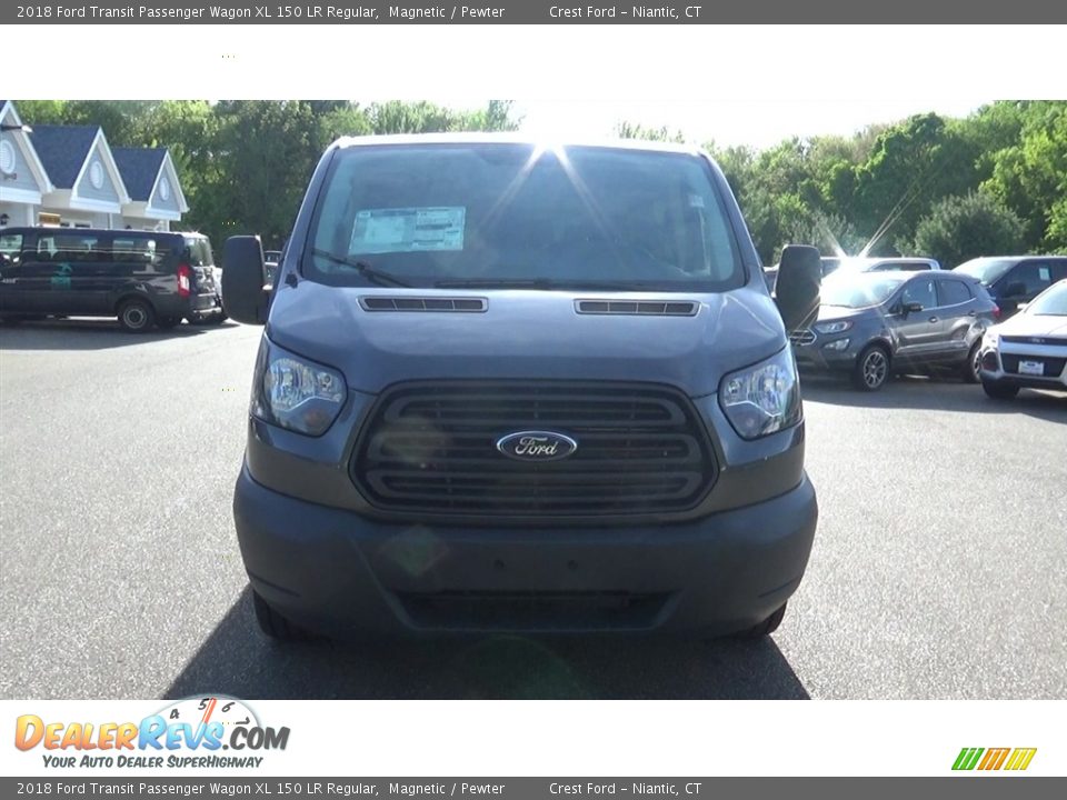 2018 Ford Transit Passenger Wagon XL 150 LR Regular Magnetic / Pewter Photo #6