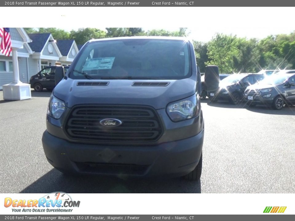 2018 Ford Transit Passenger Wagon XL 150 LR Regular Magnetic / Pewter Photo #7