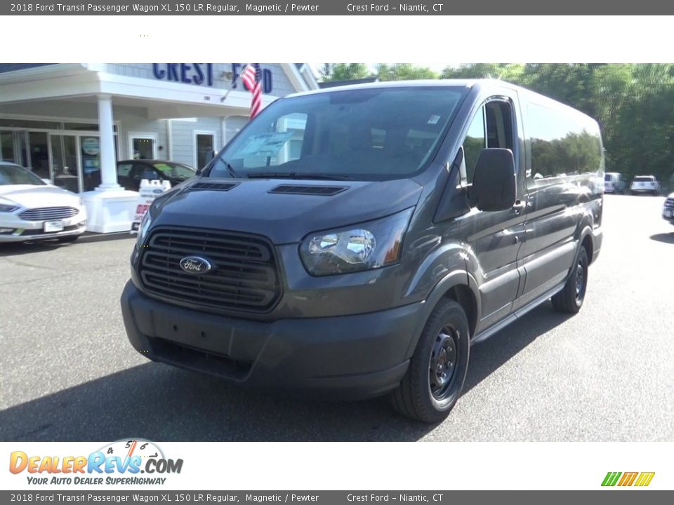 2018 Ford Transit Passenger Wagon XL 150 LR Regular Magnetic / Pewter Photo #8