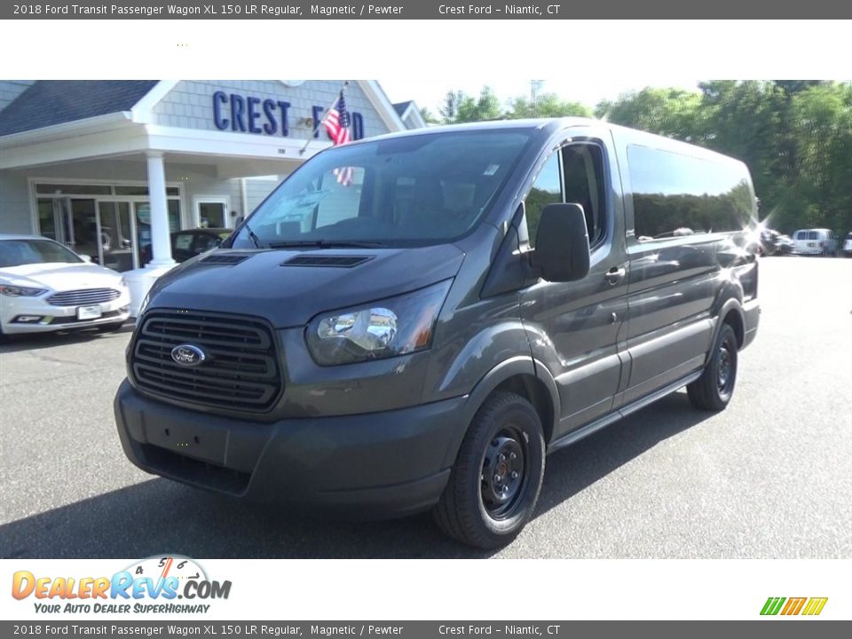 2018 Ford Transit Passenger Wagon XL 150 LR Regular Magnetic / Pewter Photo #9