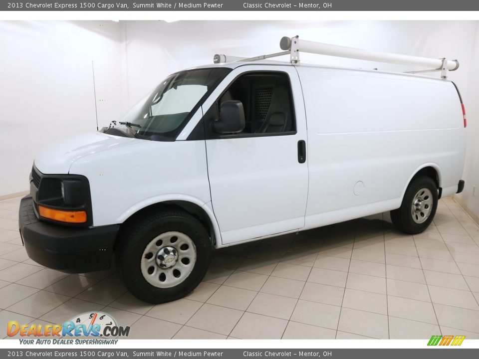 2013 Chevrolet Express 1500 Cargo Van Summit White / Medium Pewter Photo #3