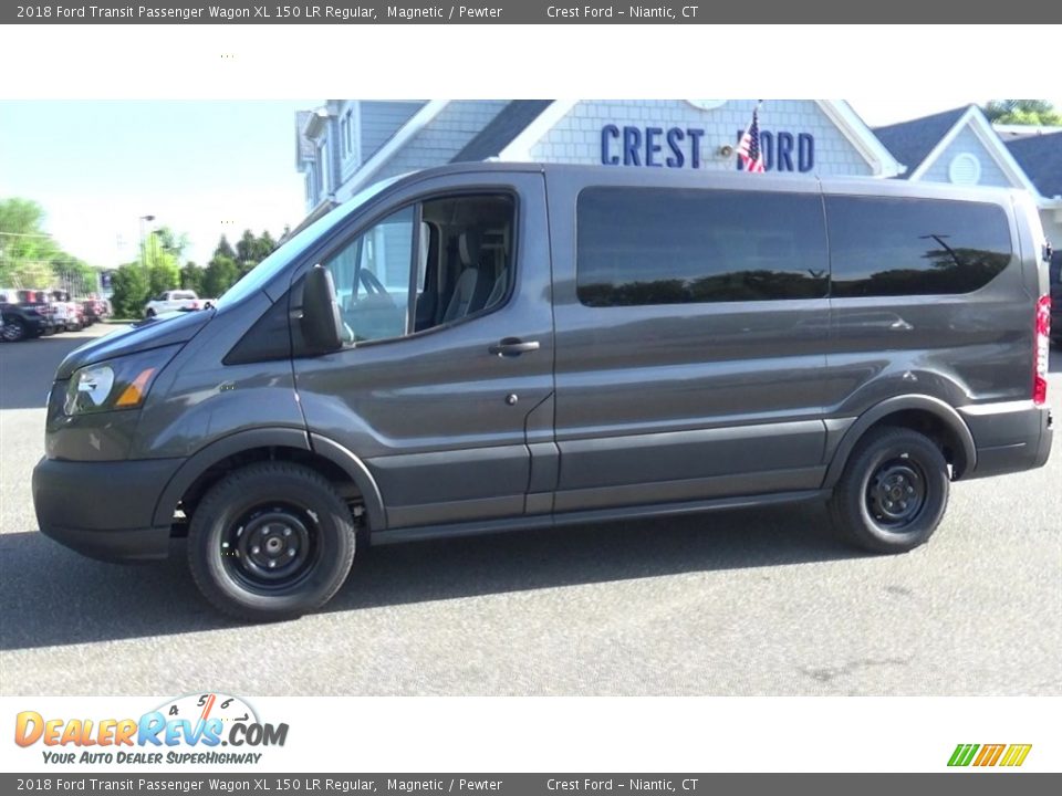 2018 Ford Transit Passenger Wagon XL 150 LR Regular Magnetic / Pewter Photo #11