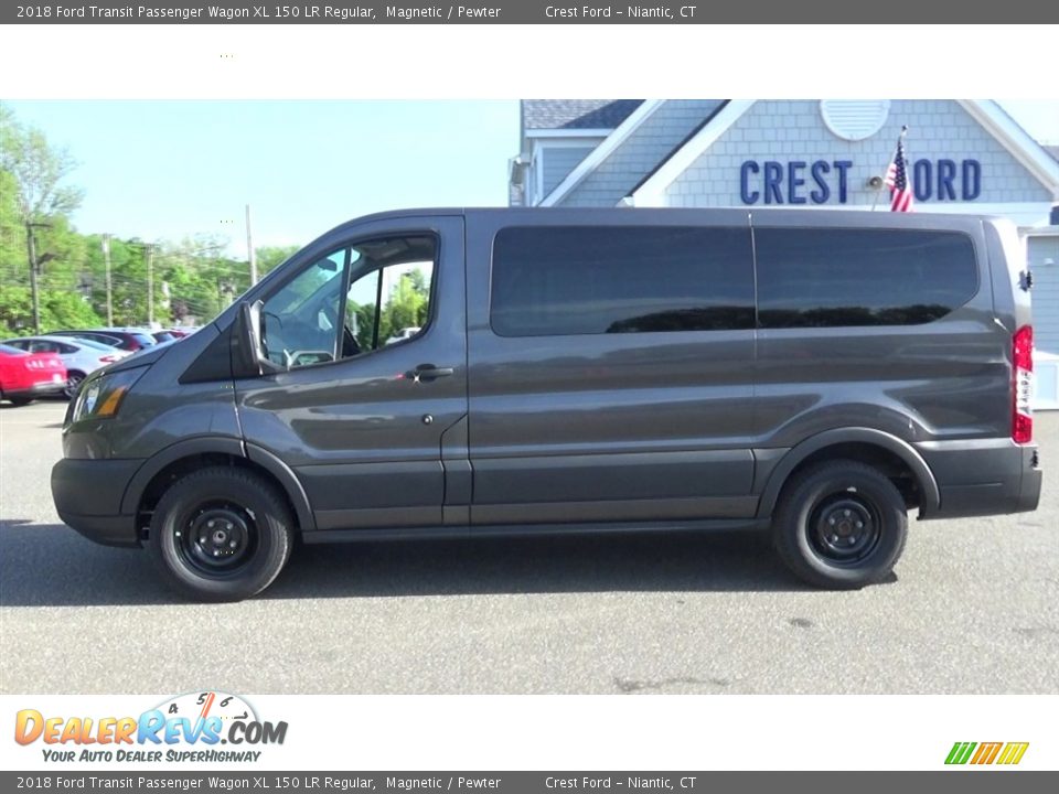 2018 Ford Transit Passenger Wagon XL 150 LR Regular Magnetic / Pewter Photo #12