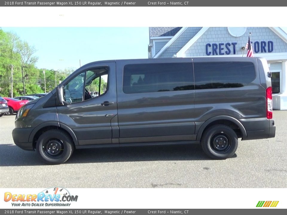 2018 Ford Transit Passenger Wagon XL 150 LR Regular Magnetic / Pewter Photo #13