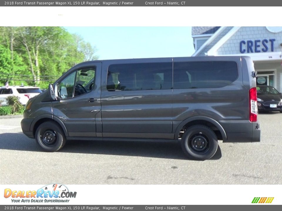 2018 Ford Transit Passenger Wagon XL 150 LR Regular Magnetic / Pewter Photo #14