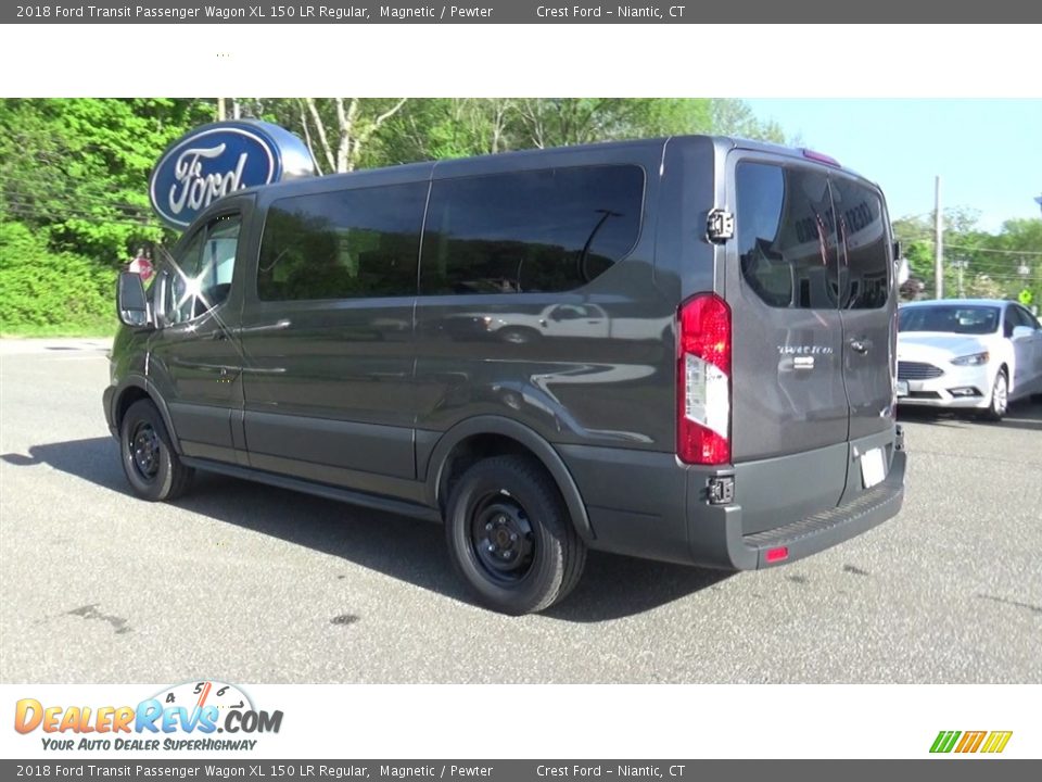 2018 Ford Transit Passenger Wagon XL 150 LR Regular Magnetic / Pewter Photo #16