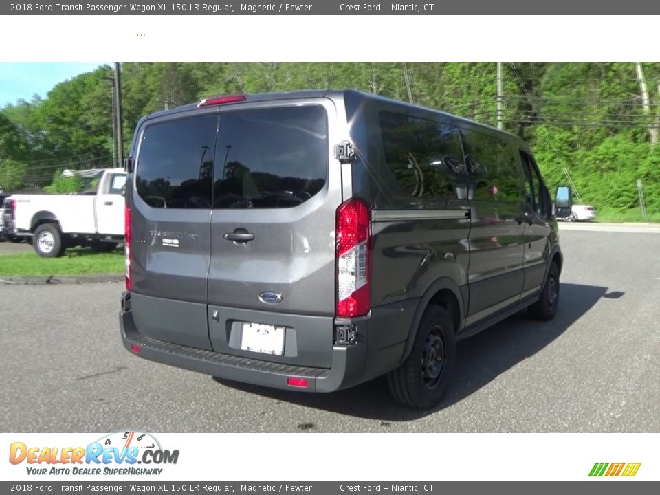 2018 Ford Transit Passenger Wagon XL 150 LR Regular Magnetic / Pewter Photo #22
