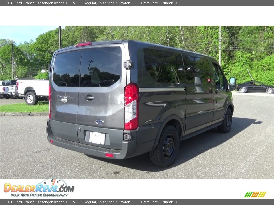2018 Ford Transit Passenger Wagon XL 150 LR Regular Magnetic / Pewter Photo #23