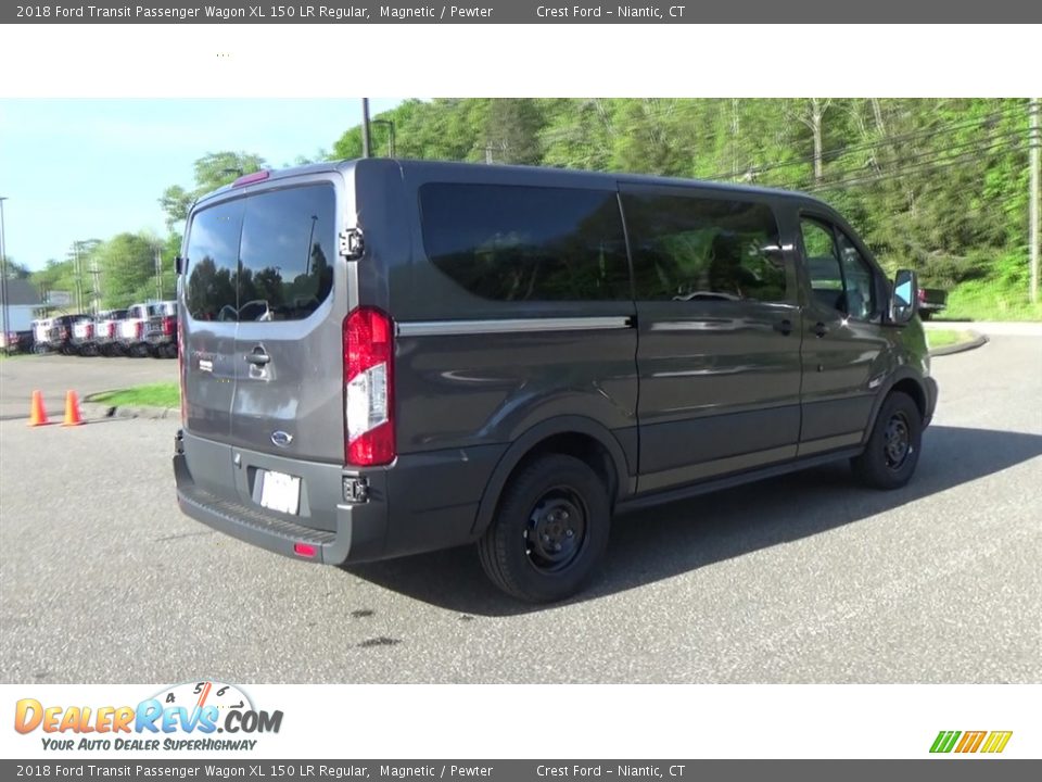 2018 Ford Transit Passenger Wagon XL 150 LR Regular Magnetic / Pewter Photo #24