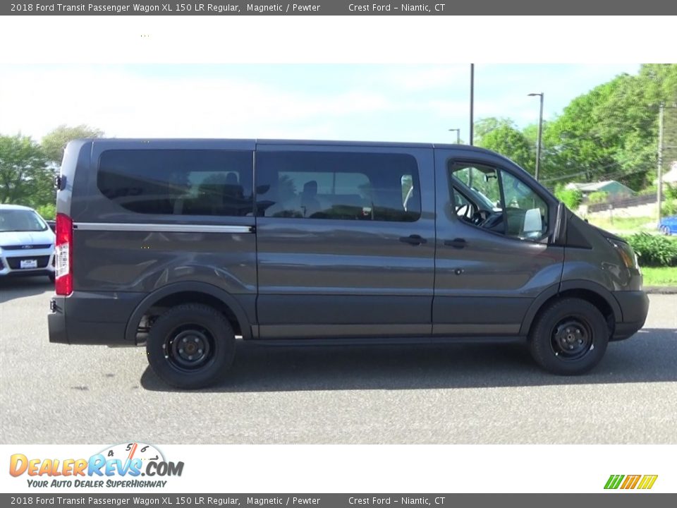 2018 Ford Transit Passenger Wagon XL 150 LR Regular Magnetic / Pewter Photo #26