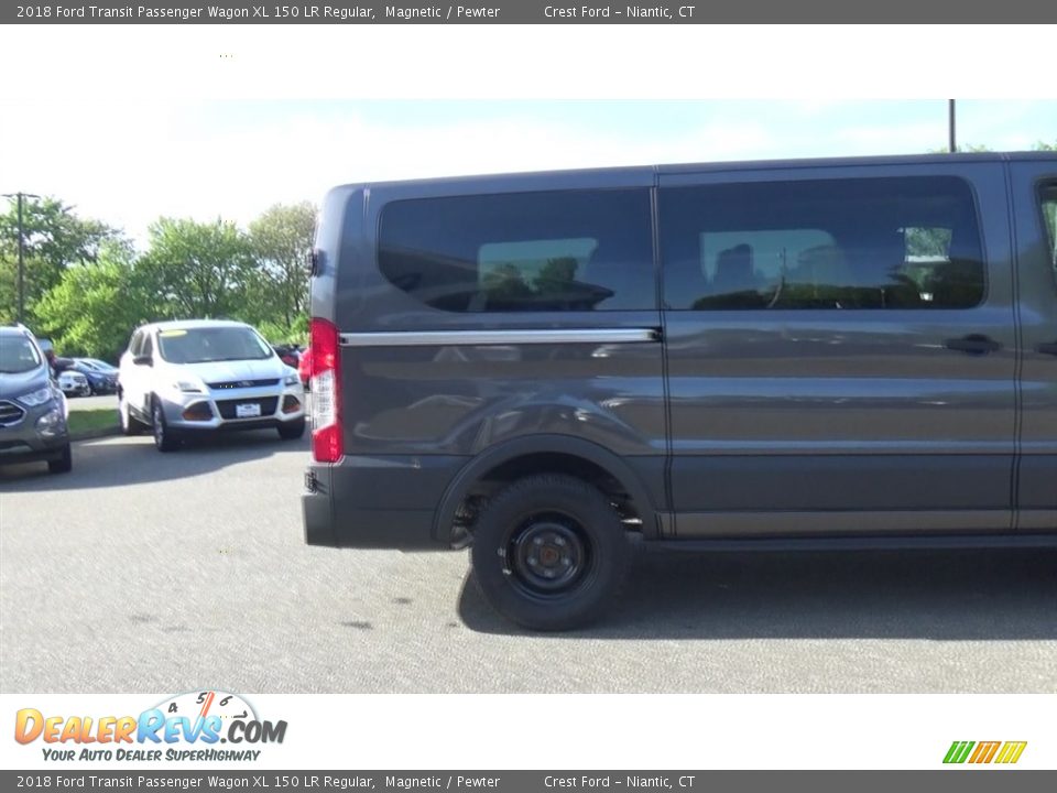 2018 Ford Transit Passenger Wagon XL 150 LR Regular Magnetic / Pewter Photo #28