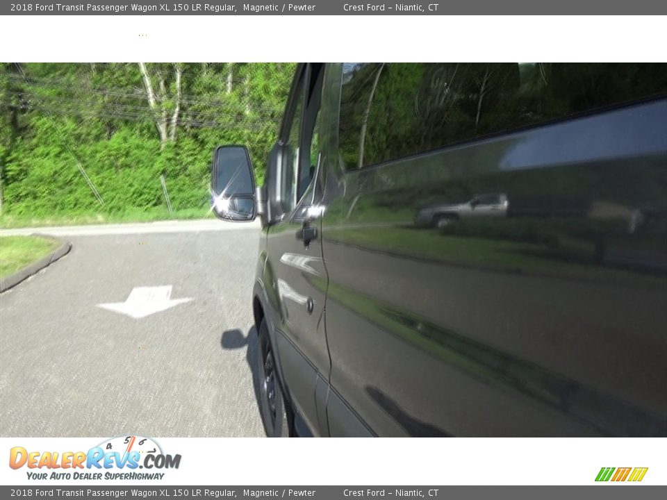 2018 Ford Transit Passenger Wagon XL 150 LR Regular Magnetic / Pewter Photo #34