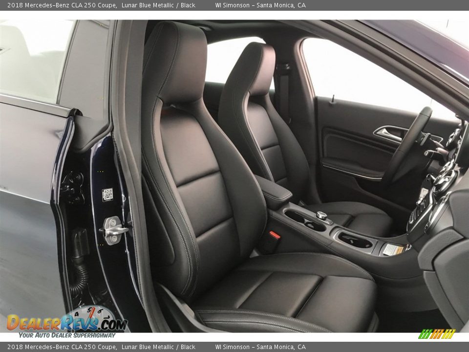 2018 Mercedes-Benz CLA 250 Coupe Lunar Blue Metallic / Black Photo #2