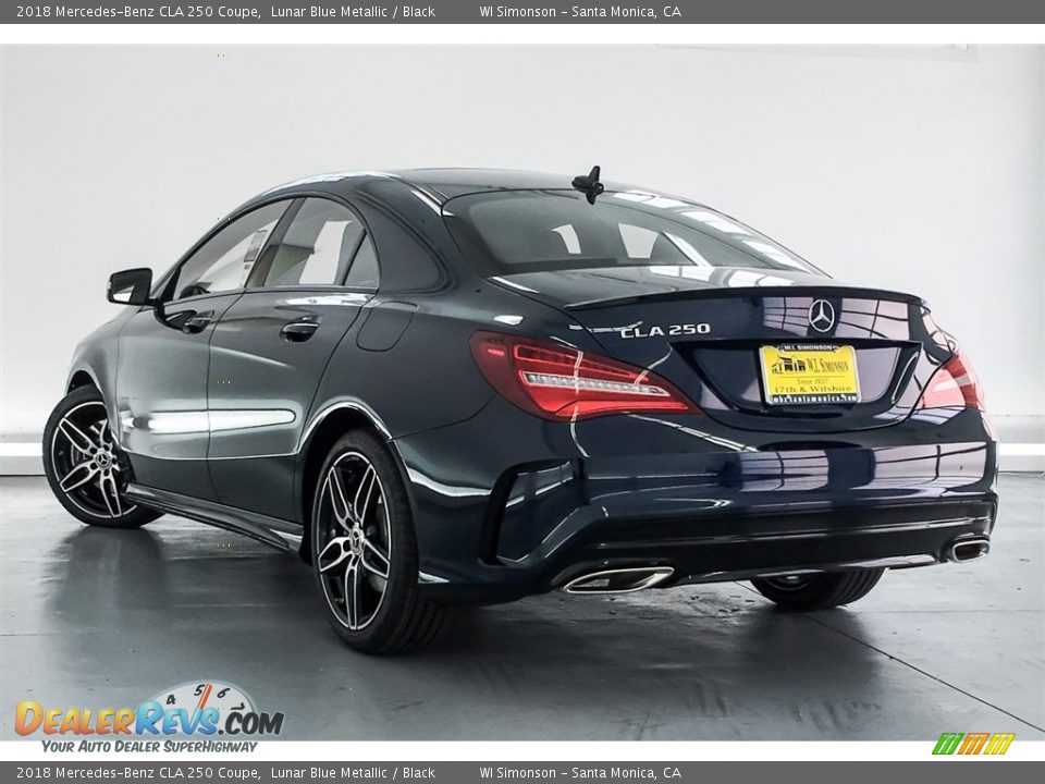 2018 Mercedes-Benz CLA 250 Coupe Lunar Blue Metallic / Black Photo #3