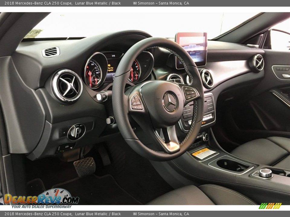 2018 Mercedes-Benz CLA 250 Coupe Lunar Blue Metallic / Black Photo #5