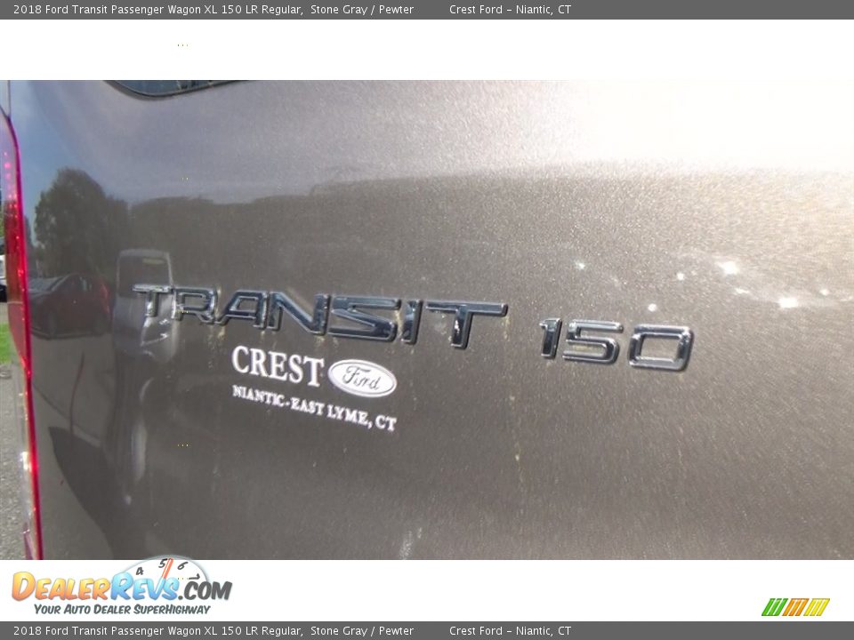 2018 Ford Transit Passenger Wagon XL 150 LR Regular Stone Gray / Pewter Photo #9