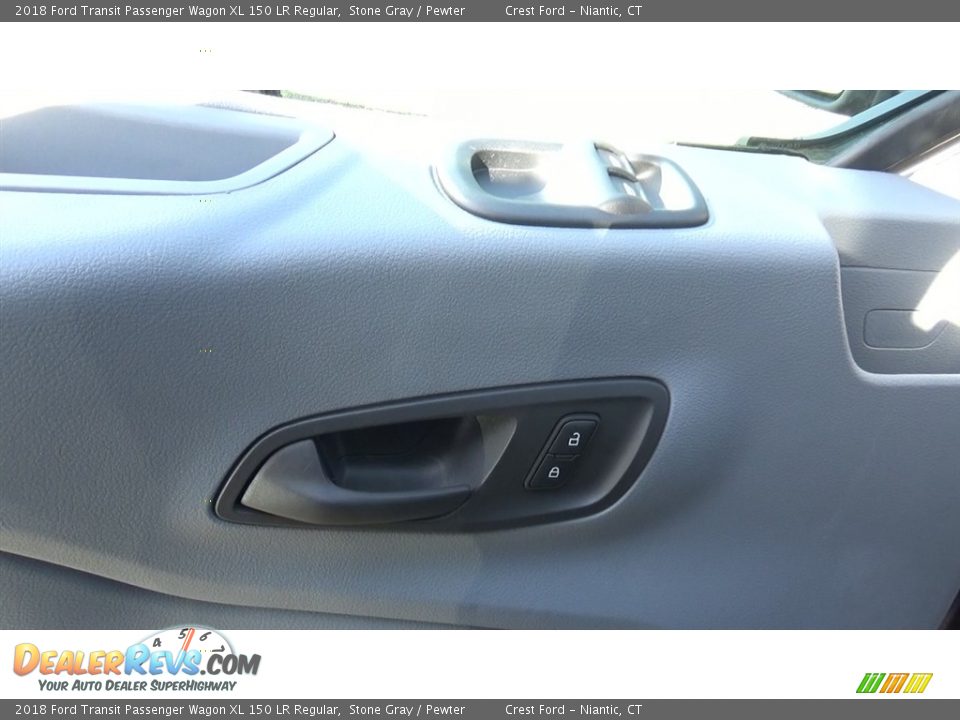 2018 Ford Transit Passenger Wagon XL 150 LR Regular Stone Gray / Pewter Photo #12