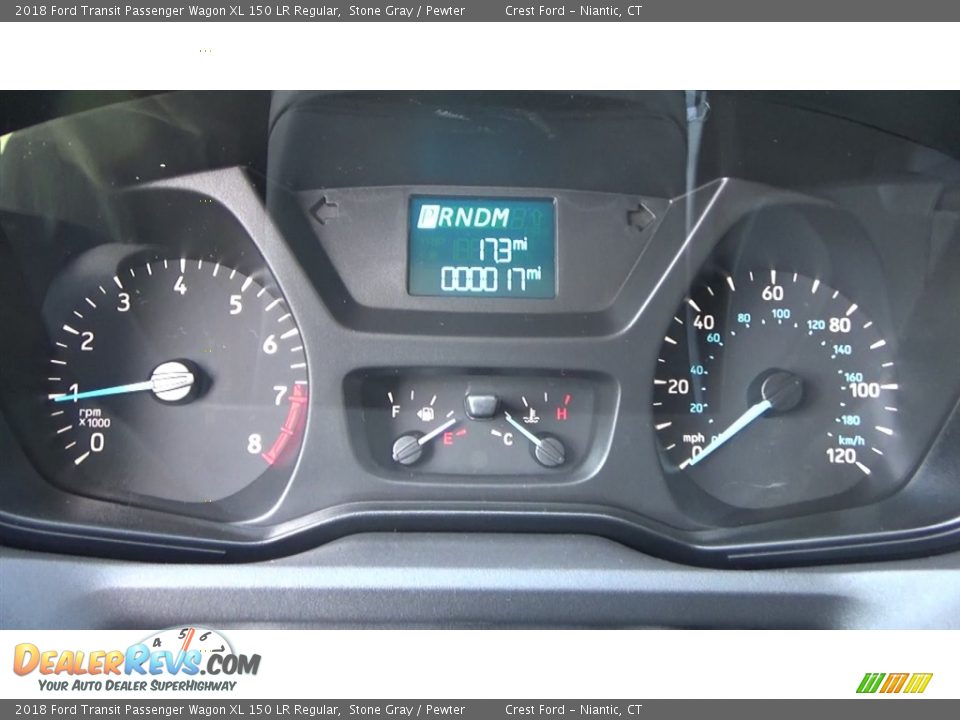 2018 Ford Transit Passenger Wagon XL 150 LR Regular Gauges Photo #13