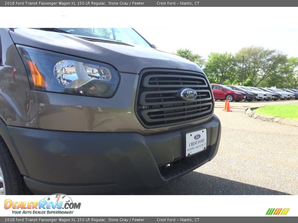 2018 Ford Transit Passenger Wagon XL 150 LR Regular Stone Gray / Pewter Photo #26