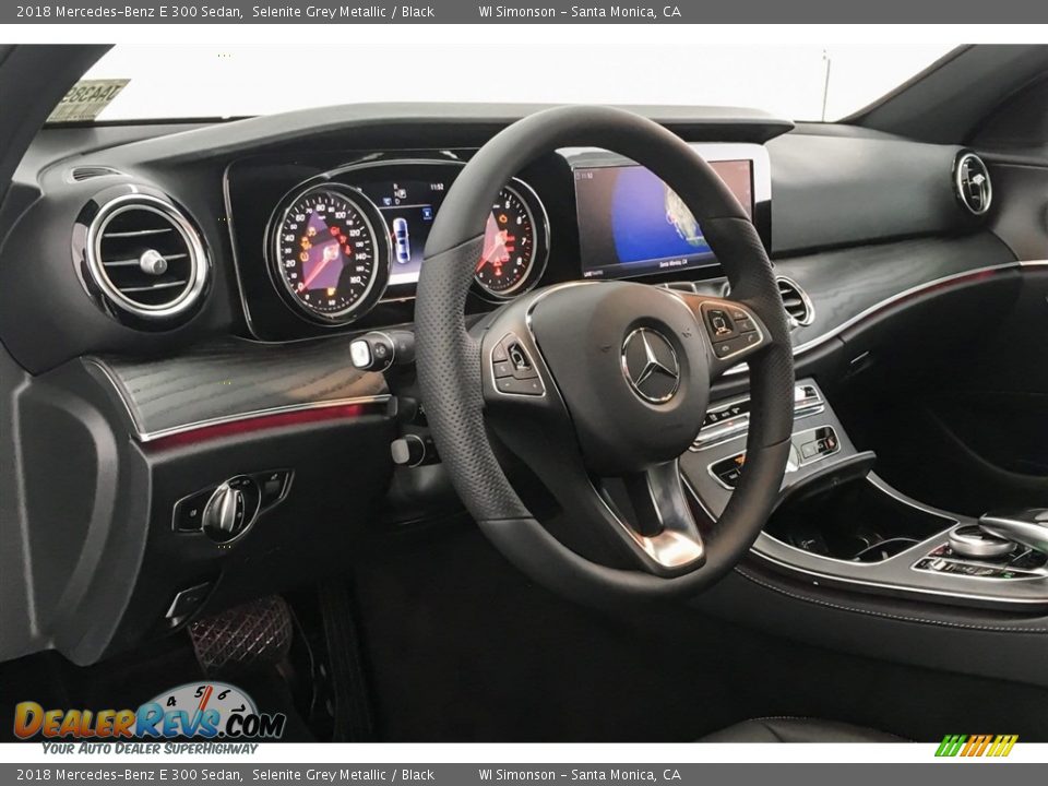 2018 Mercedes-Benz E 300 Sedan Selenite Grey Metallic / Black Photo #5
