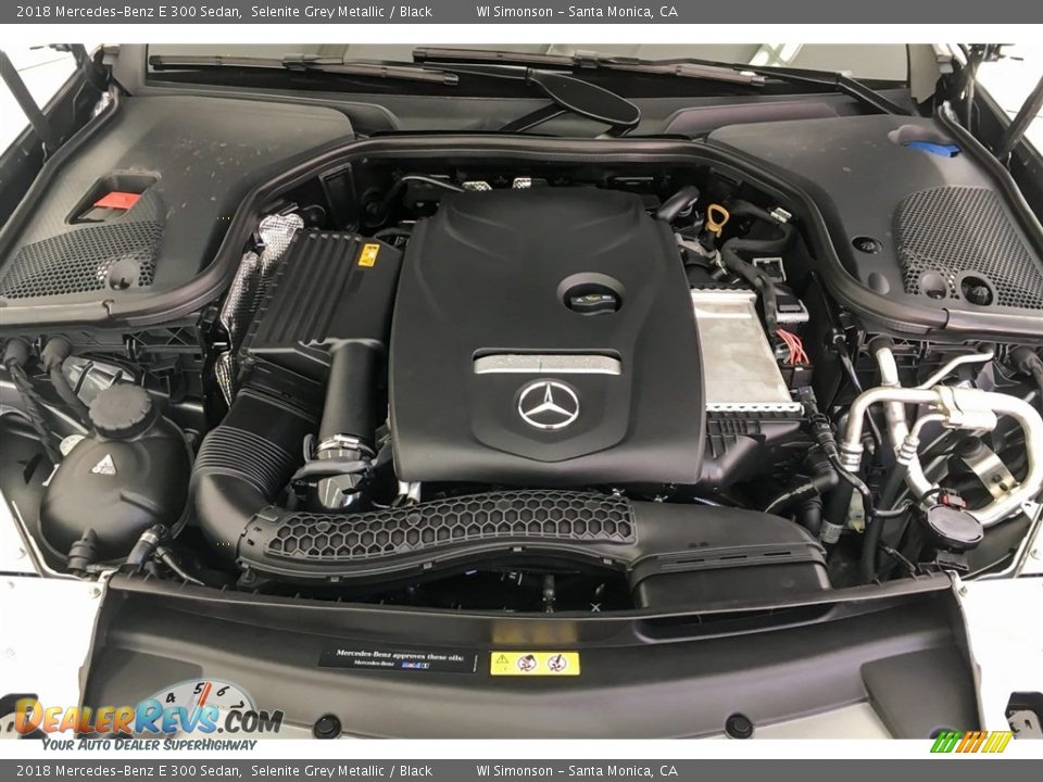 2018 Mercedes-Benz E 300 Sedan Selenite Grey Metallic / Black Photo #8