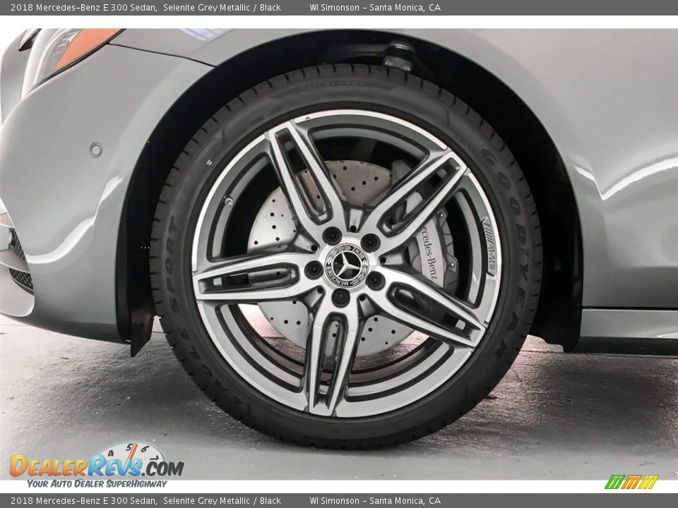 2018 Mercedes-Benz E 300 Sedan Selenite Grey Metallic / Black Photo #9