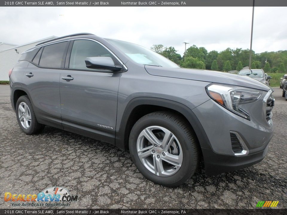 2018 GMC Terrain SLE AWD Satin Steel Metallic / ­Jet Black Photo #3