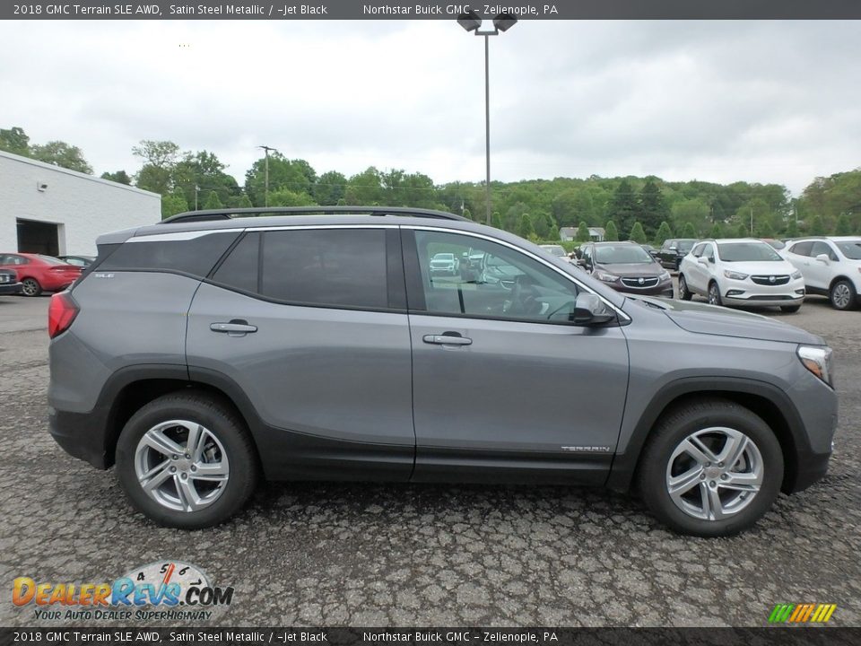 2018 GMC Terrain SLE AWD Satin Steel Metallic / ­Jet Black Photo #4
