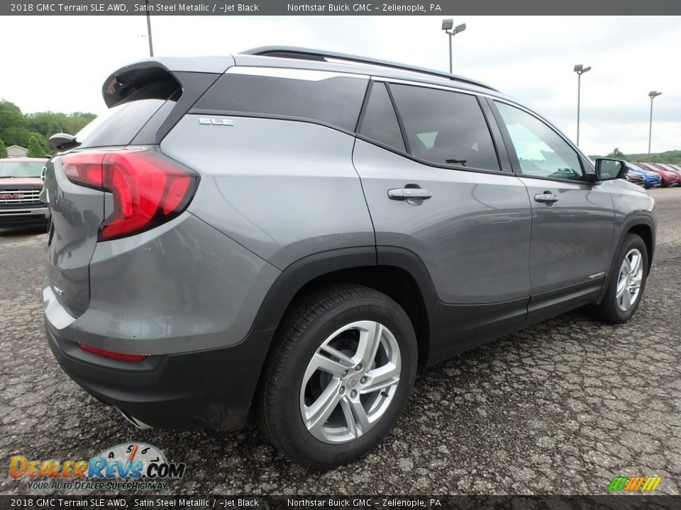 2018 GMC Terrain SLE AWD Satin Steel Metallic / ­Jet Black Photo #5