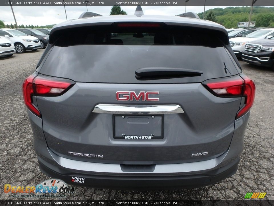 2018 GMC Terrain SLE AWD Satin Steel Metallic / ­Jet Black Photo #6