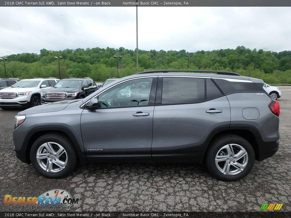 2018 GMC Terrain SLE AWD Satin Steel Metallic / ­Jet Black Photo #9
