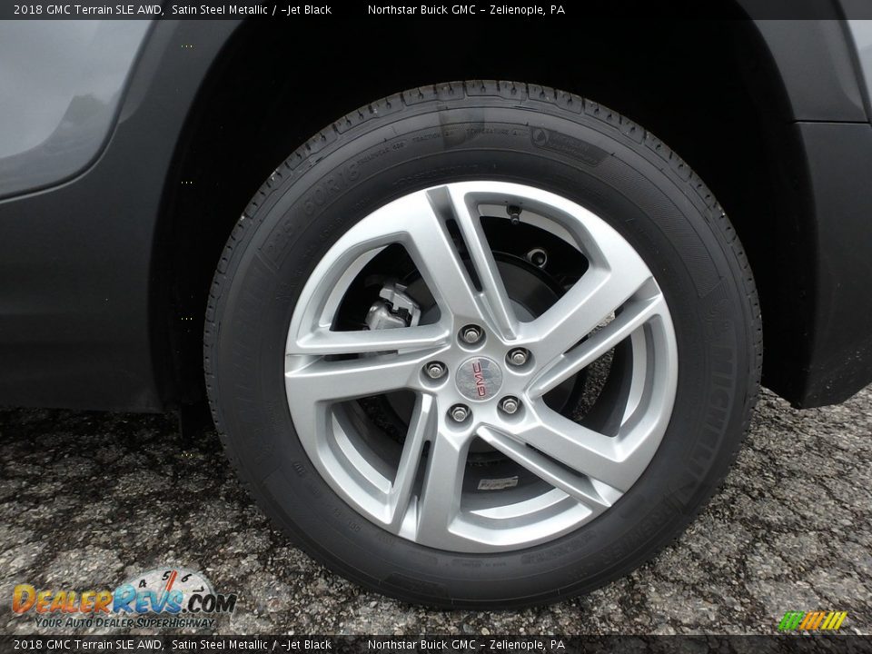 2018 GMC Terrain SLE AWD Satin Steel Metallic / ­Jet Black Photo #10