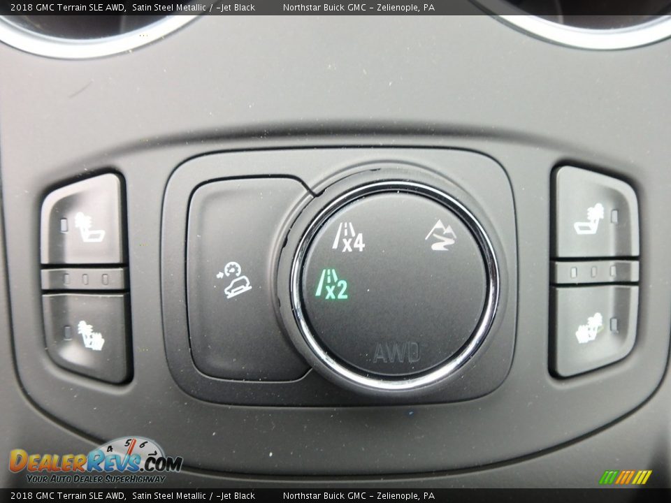 2018 GMC Terrain SLE AWD Satin Steel Metallic / ­Jet Black Photo #18