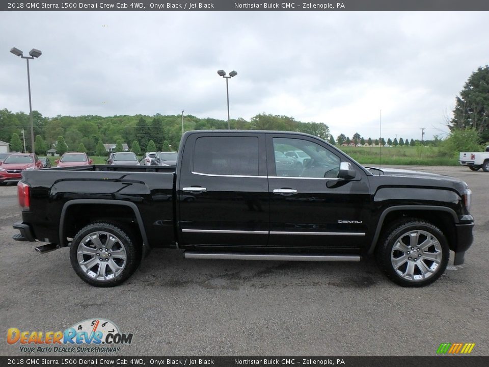 2018 GMC Sierra 1500 Denali Crew Cab 4WD Onyx Black / Jet Black Photo #4