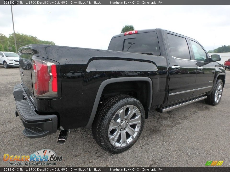 2018 GMC Sierra 1500 Denali Crew Cab 4WD Onyx Black / Jet Black Photo #5