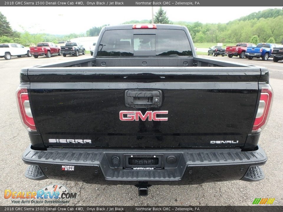 2018 GMC Sierra 1500 Denali Crew Cab 4WD Onyx Black / Jet Black Photo #6