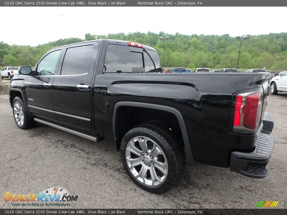2018 GMC Sierra 1500 Denali Crew Cab 4WD Onyx Black / Jet Black Photo #7