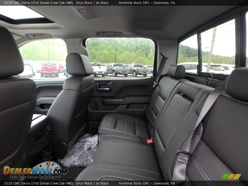2018 GMC Sierra 1500 Denali Crew Cab 4WD Onyx Black / Jet Black Photo #10