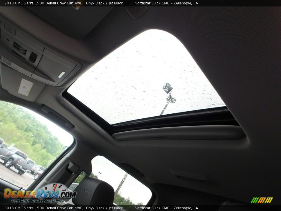2018 GMC Sierra 1500 Denali Crew Cab 4WD Onyx Black / Jet Black Photo #14