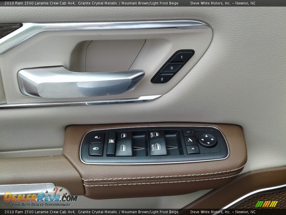 Door Panel of 2019 Ram 1500 Laramie Crew Cab 4x4 Photo #11